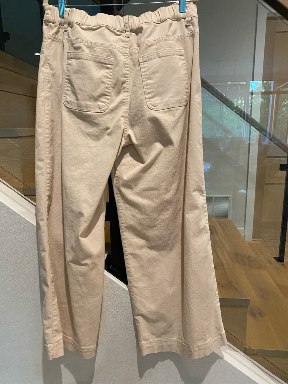 Pact Cream Wide-Leg Cotton Pants - Picture 4 of 4